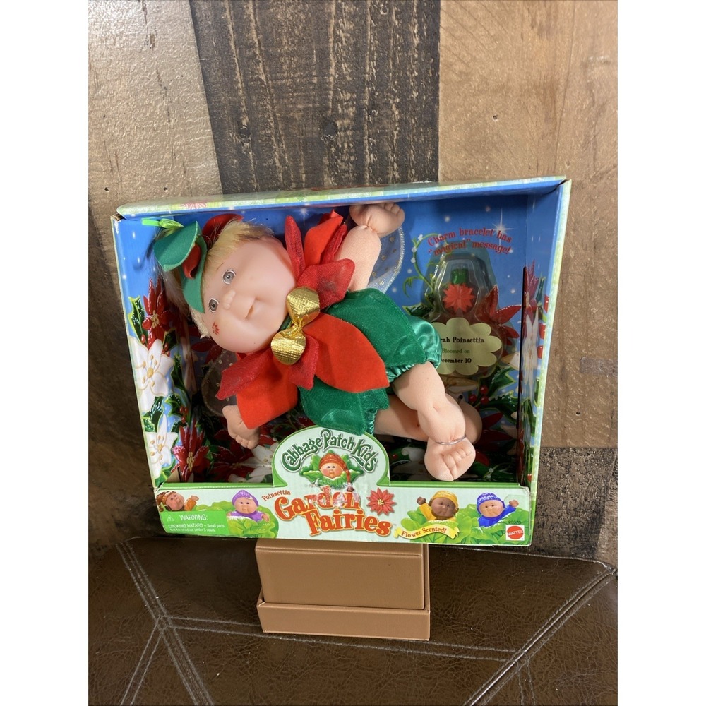 Cabbage Patch Kids Garden Fairies Deborah Poinsettia Holiday‎ 1999 Vintage